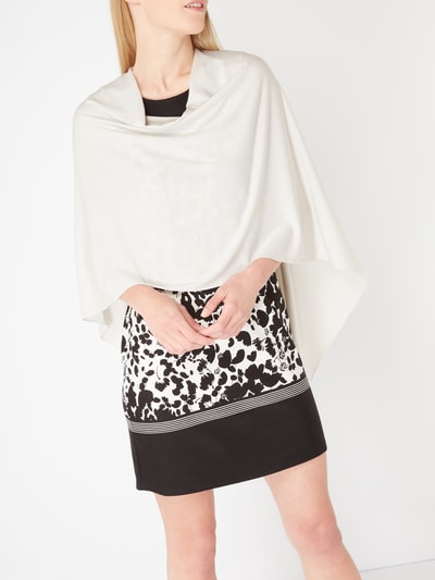 S.Oliver BLACK LABEL Poncho Mit Effektgarn (offwhite) Online Kaufen