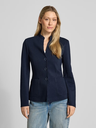 White Label Żakiet o kroju slim fit ze stójką Granatowy 4