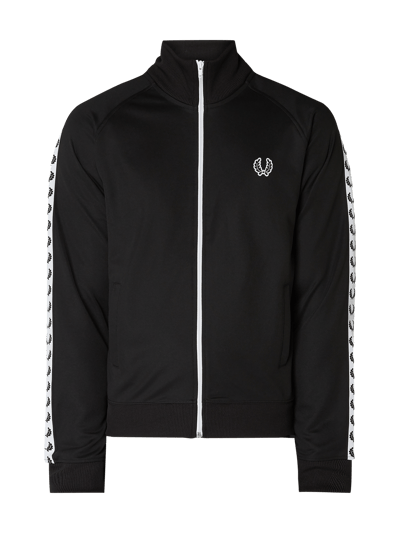 Fred Perry Kurtka treningowa z detalami z logo Czarny 2