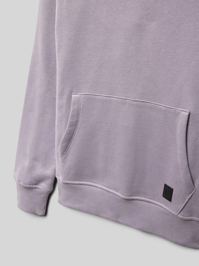 Tom Tailor Regular Fit Hoodie aus Baumwoll-Mix mit Foto-Print auf dem Rücken Purple 2