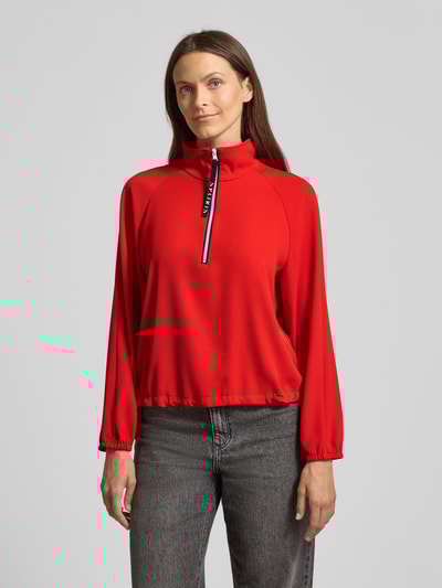Marc Cain Blouse met lange mouwen en schipperskraag Rood - 4