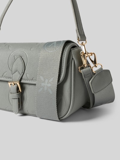 VALENTINO BAGS Handtasche mit Strukturmuster Modell 'SAMBA' Hellgrau 2