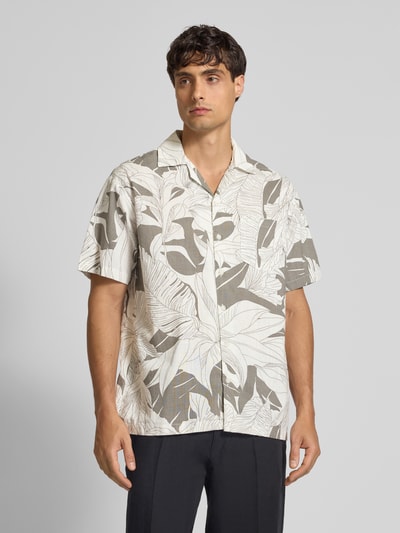 Jack & Jones Premium Regular Fit Freizeithemd mit Brusttasche Modell 'BLUBAHAMAS' Mittelgrau 4