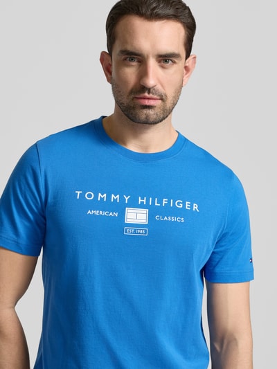 Tommy Hilfiger Regular Fit T-Shirt aus reiner Baumwolle Royal 3