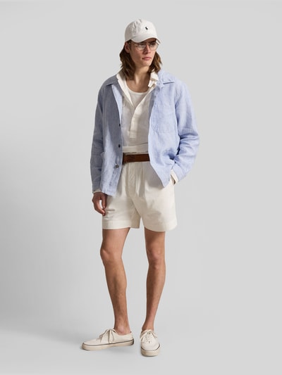 Polo Ralph Lauren Regular Fit Freizeithemd aus reinem Leinen Hellblau 1