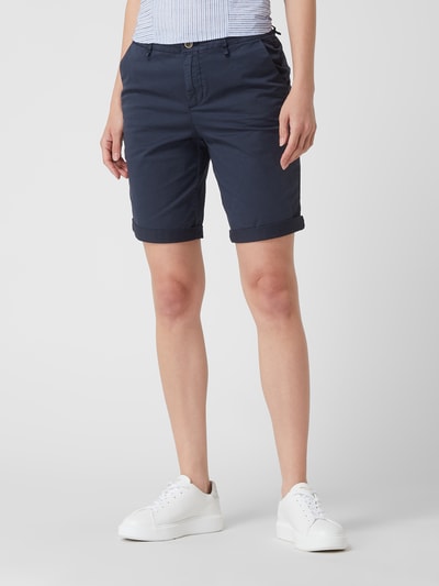 Fynch-Hatton Korte chino met stretch  Marineblauw - 4