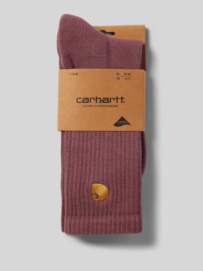 Carhartt Work In Progress Sokken met logostitching Prune - 3