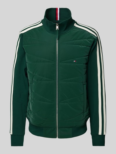 Tommy Hilfiger Sweatjacke mit Steppnähten Dunkelgruen 2