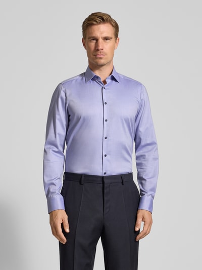 OLYMP Level Five Slim Fit Business-Hemd mit Kentkragen Flieder 4