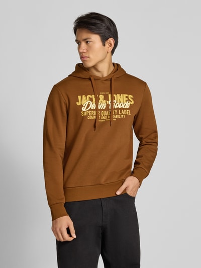 Jack & Jones Hoodie mit Kapuze Beige 4