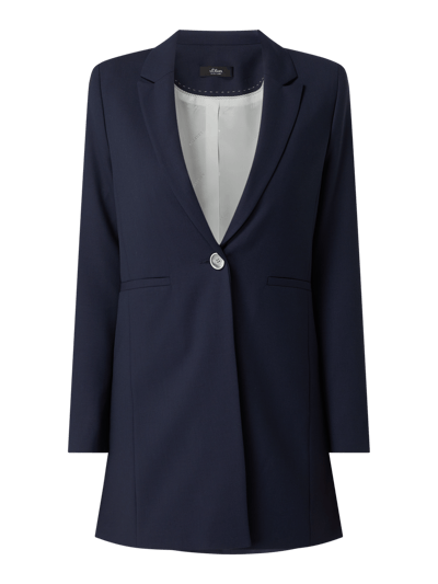 s.Oliver BLACK LABEL Longblazer mit Stretch-Anteil Royal 2