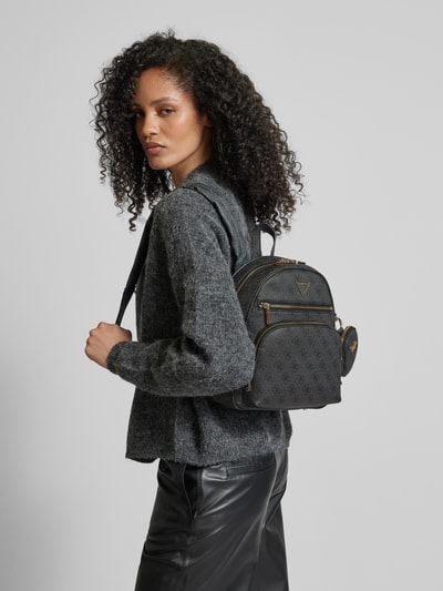 Guess Rucksack mit Label-Applikation Modell 'POWER SLAY' Anthrazit 1