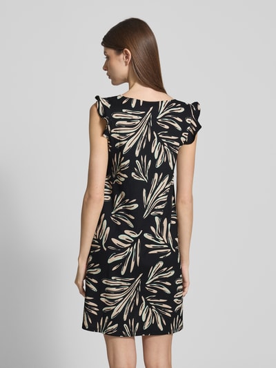 Tom Tailor Denim Mini-jurk in A-lijn met all-over motief Beige - 5