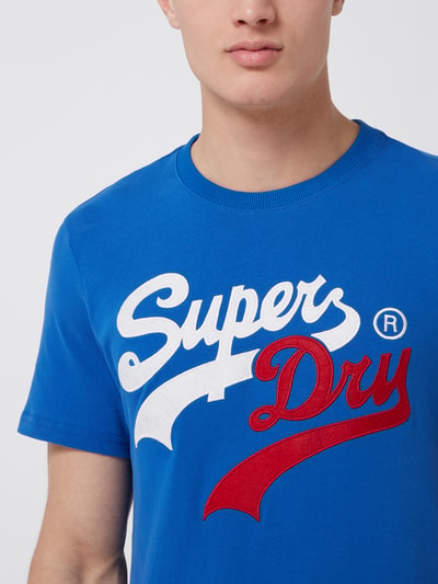 Superdry T-shirt met logo Koningsblauw - 3