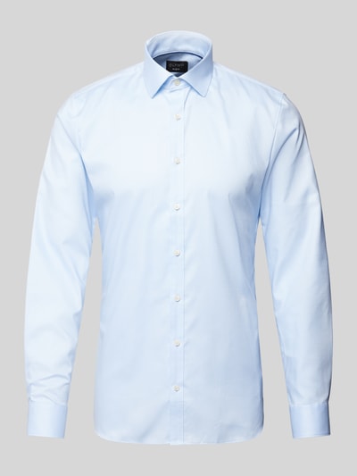 OLYMP No. Six Super slim fit zakelijk overhemd met kentkraag Bleu - 2