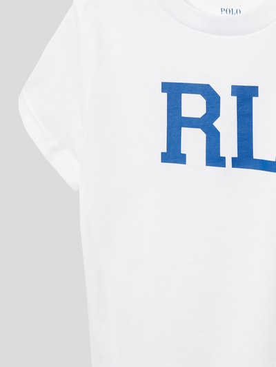 Polo Ralph Lauren Kids T-shirt z detalem z logo Biały 2