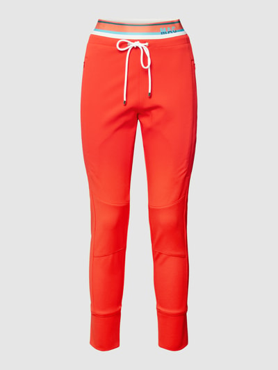 MAC Sweatpants met deelnaden, model 'FUTURE 4.0' Rood - 2