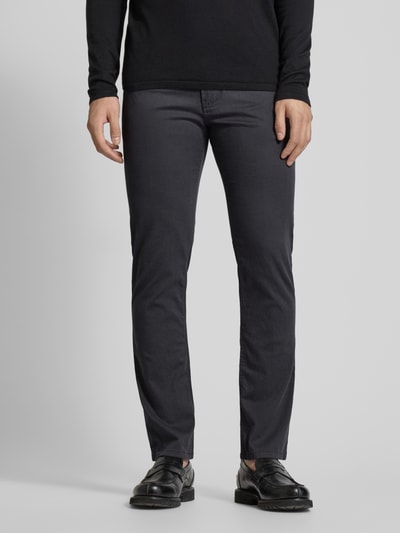 Christian Berg Men Regular Fit Chino im 5-Pocket-Design Dunkelgrau 4