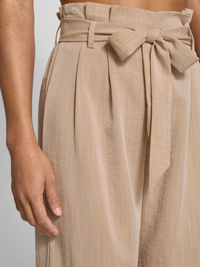 Only Regular Fit Hose mit Paperbag-Taille Modell 'MARSA' Sand 3