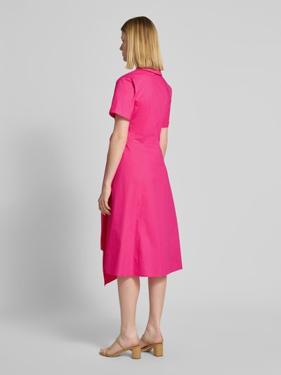 Liu Jo White Kleid mit V-Ausschnitt Pink 5