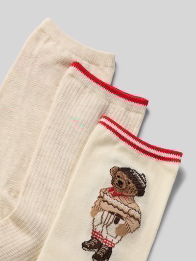 Polo Ralph Lauren Skarpety w zestawie 3 pary Beżowy 2