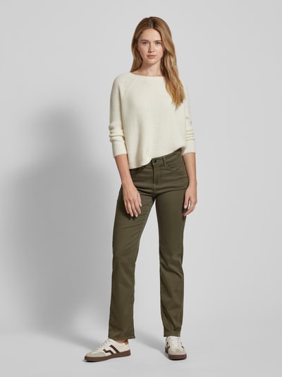 Brax Spodnie o kroju regular fit z 5 kieszeniami model ‘Style.Carola’ Khaki 1