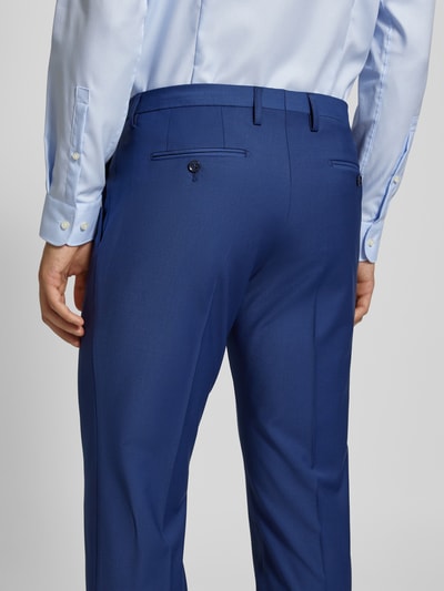 Cinque Slim fit pak met paspelzak op de borst, model 'soda' Blauw - 7