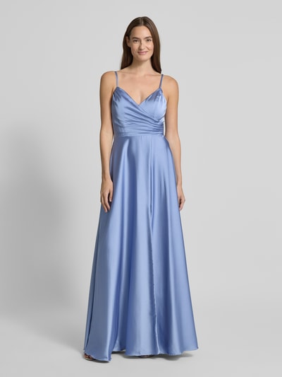 Laona Sukienka wieczorowa w stylu kopertowym Jasnoniebieski 4