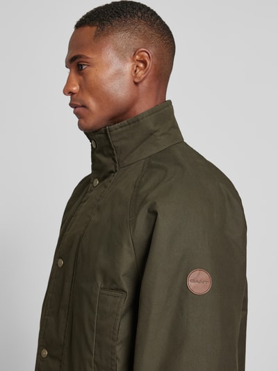 Gant Jacke mit Stehkragen Modell 'DOUBLE DECKER' Oliv 3