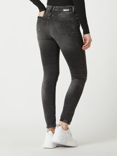 Guess Skinny Fit High Waist Jeans mit Stretch-Anteil Modell '1981 Skinny' Anthrazit 5