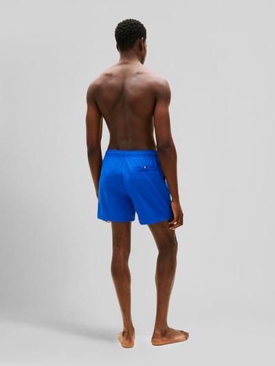 Tommy Hilfiger Badehose mit Label Print Royal 5