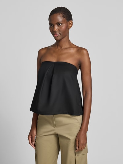 black palms Top aus Lyocell-Mix Black 4
