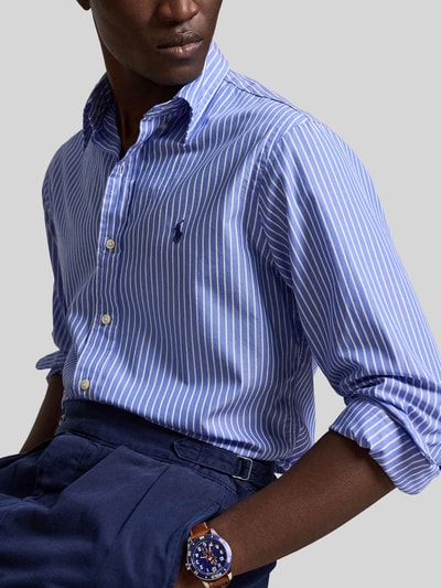 Polo Ralph Lauren Regular Fit Freizeithemd aus reiner Baumwolle Blau 3