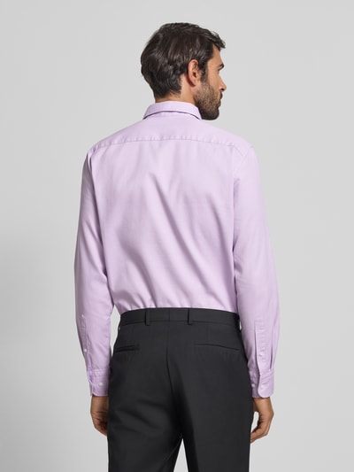 Tommy Hilfiger Regular fit zakelijk overhemd van katoenmix Helder paars - 5