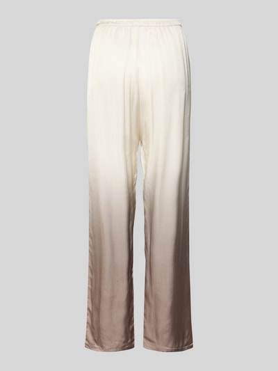 Produktfoto, Regular Fit Pyjama-Hose aus reiner Viskose Modell 'OMBRE_PANTS' von BOSS in Two-Tone-Optik mit elastischem Bund und Satin-Materialverarbeitung.