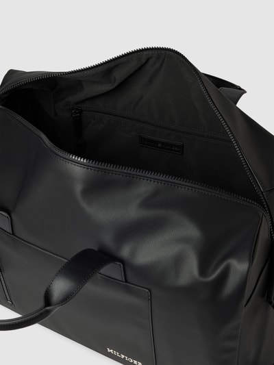 Tommy Hilfiger Duffle bag met structuurmotief, model 'PIQUE' Zwart - 5