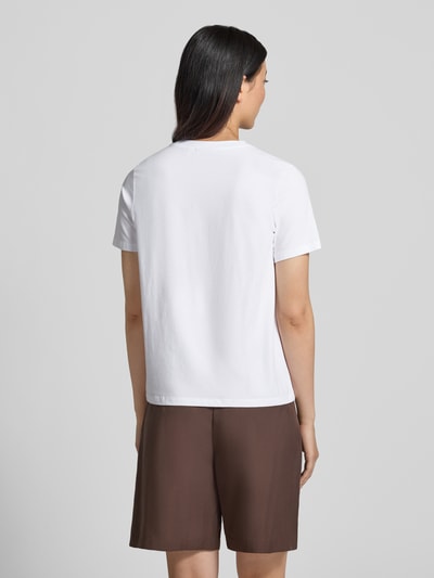 COMMA Regular Fit T-Shirt mit Motiv-Print Offwhite 5