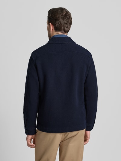 SELECTED HOMME Regular fit overhemdjack van puur biologische katoenmix, model 'REGFRED' Marineblauw - 5