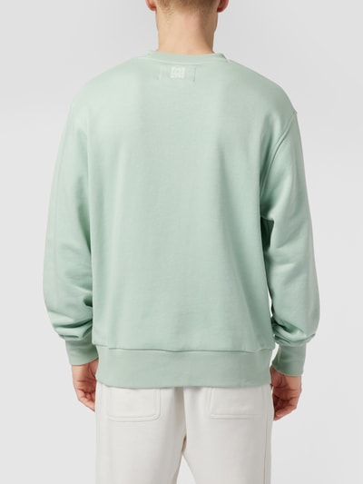 CHAMPION Sweatshirt mit Label-Stitching Mint 5