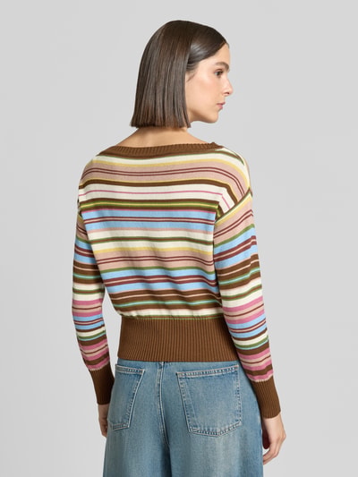 Weekend Max Mara Loose Fit Pullover aus reiner Baumwolle Modell 'ZINNIA' Mittelbraun 5