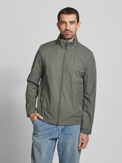 Geox Blouson mit Zweiwege-Reißverschluss Modell 'SPHERICA' Oliv 4