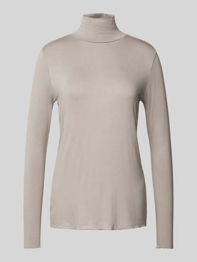 Smith and Soul Longsleeve mit Stehkragen Taupe 2