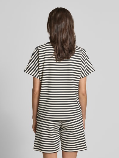 Soyaconcept Sweatshirt mit geripptem Rundhalsausschnitt Modell 'BARNI' BLACK 5