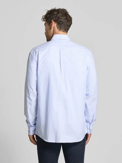 Fynch-Hatton Regular fit vrijetijdsoverhemd met streepmotief, model 'All Season' Bleu - 5