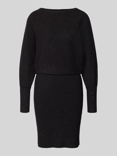 Zero Strickkleid aus Viskose-Mix Black 2