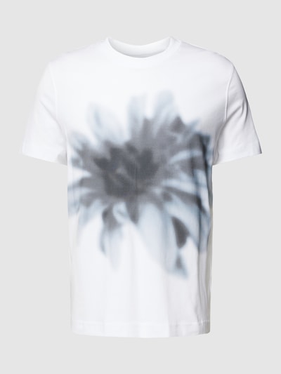 Esprit Collection T-Shirt mit Motiv-Print Modell 'Pima' Weiss 2