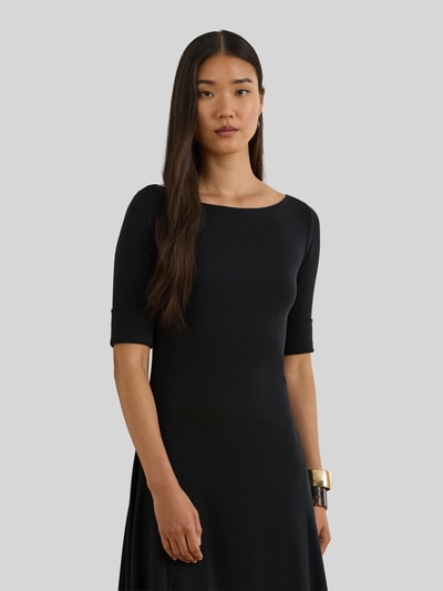 Lauren Ralph Lauren Regular Fit Jersey-Kleid aus Baumwoll-Mix Modell 'MUNZIE' Black 1