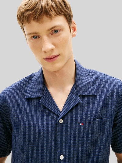 Tommy Hilfiger Overhemd met korte mouwen met reverskraag Marineblauw - 3
