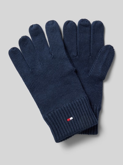 Tommy Hilfiger Handschoenen met logostitching, model 'ESSENTIALS' Marineblauw - 1