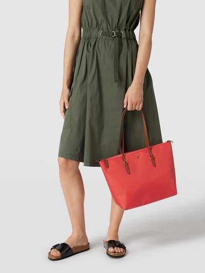 Lauren Ralph Lauren Shopper mit Label-Applikation Orange 1